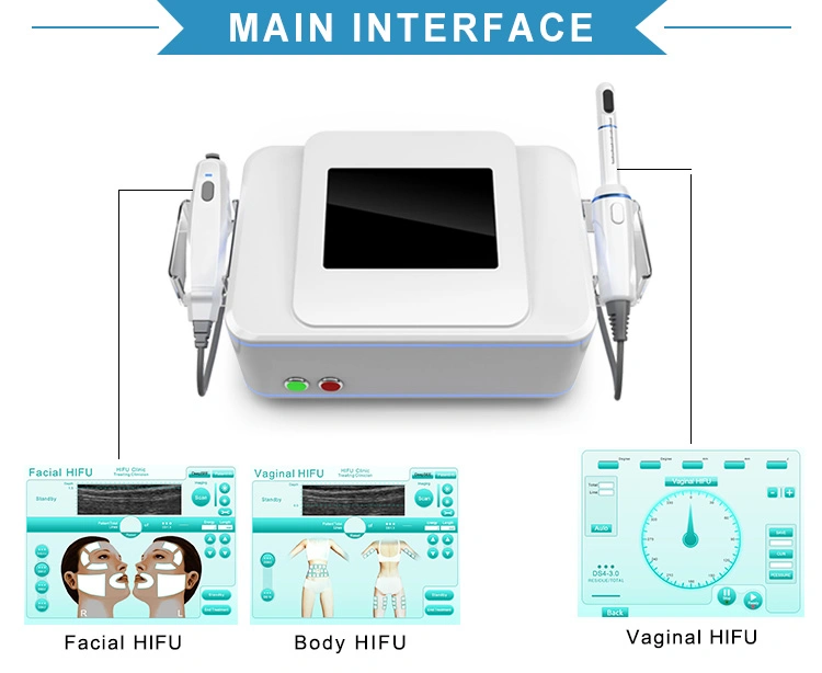 Portable Facial Hifu+ Vaginal Hifu for Beauty Salon Tightening Device